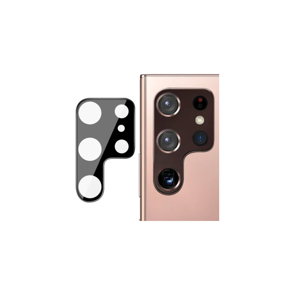 Szkło na aparat Bizon Glass Lens do Samsung Galaxy S22 Ultra [2 PACK]
