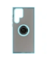 Kup Bizon Case Hybrid Ring Samsung Galaxy S22 Ultra fumuriu cu un cadru bleu deschis - BIZ7816 - {ean13} - Sklep Home Screen