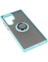 Kup Bizon Case Hybrid Ring Samsung Galaxy S22 Ultra fumuriu cu un cadru bleu deschis - BIZ7816 - {ean13} - Sklep Home Screen