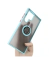 Kup Bizon Case Hybrid Ring Samsung Galaxy S22 Ultra fumuriu cu un cadru bleu deschis - BIZ7816 - {ean13} - Sklep Home Screen