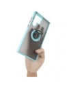 Kup Bizon Case Hybrid Ring Samsung Galaxy S22 Ultra fumuriu cu un cadru bleu deschis - BIZ7816 - {ean13} - Sklep Home Screen