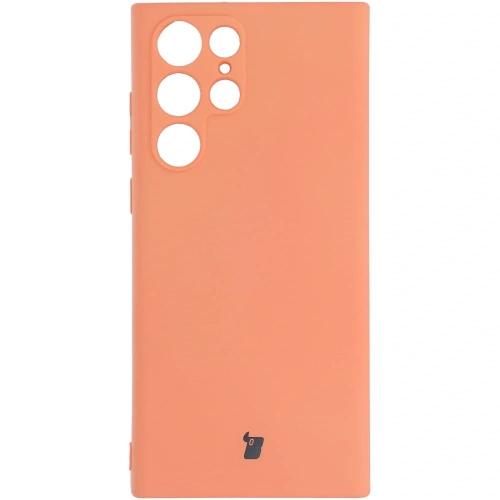 Kup Etui Bizon Case Silicone do Samsung Galaxy S22 Ultra pomarańczowe - BIZ7817 - {ean13} - Sklep Home Screen