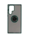 Buy Bizon Case Hybrid Ring Samsung Galaxy S22 Ultra smoky with a dark green frame - BIZ1642 - {ean13} - Home Screen Store Europe