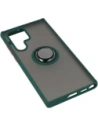 Buy Bizon Case Hybrid Ring Samsung Galaxy S22 Ultra smoky with a dark green frame - BIZ1642 - {ean13} - Home Screen Store Europe