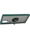 Buy Bizon Case Hybrid Ring Samsung Galaxy S22 Ultra smoky with a dark green frame - BIZ1642 - {ean13} - Home Screen Store Europe