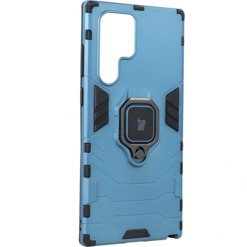 Kup Bizon Case Armor Gyűrű Samsung Galaxy S22 Ultra kék - BIZ7818 - {ean13} - Sklep Home Screen