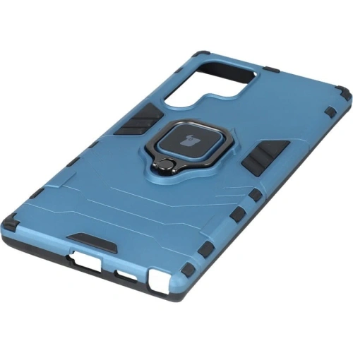 Kup Bizon Case Armor Gyűrű Samsung Galaxy S22 Ultra kék - BIZ7818 - {ean13} - Sklep Home Screen