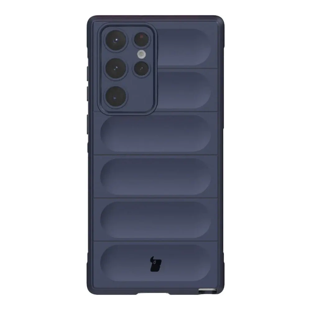 Pancerne etui Bizon Case Tur do Samsung Galaxy S22 Ultra granatowe