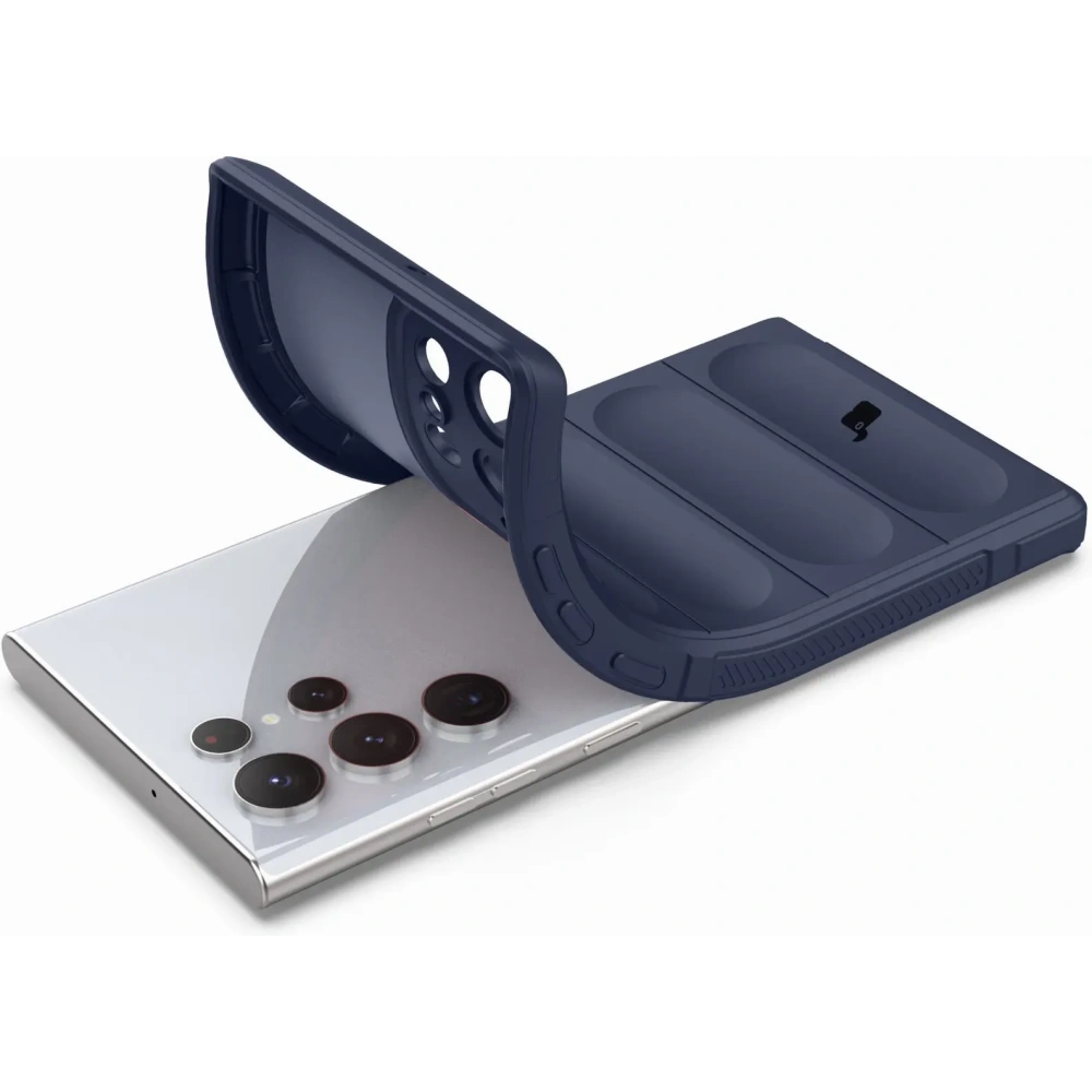 Pancerne etui Bizon Case Tur do Samsung Galaxy S22 Ultra granatowe