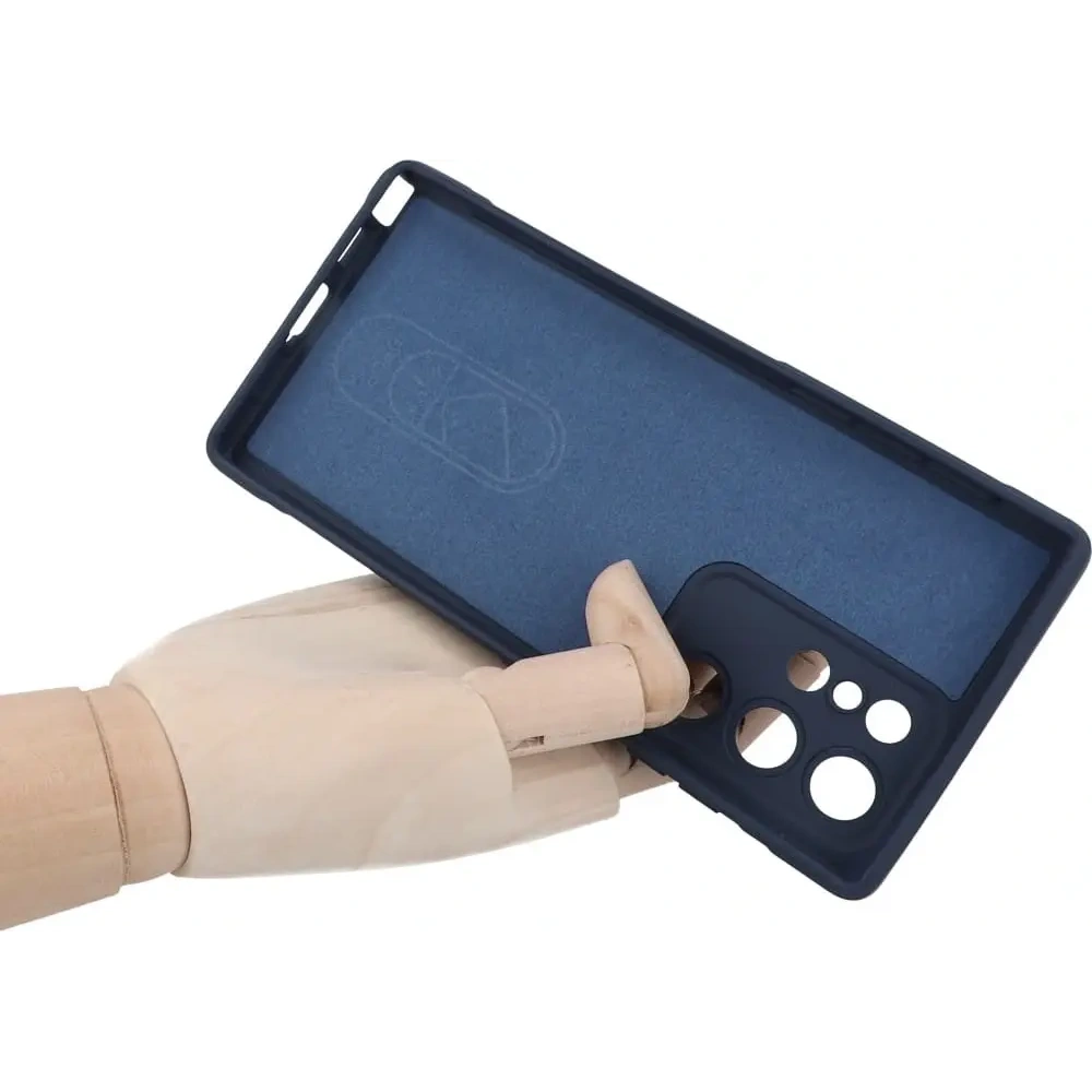 Pancerne etui Bizon Case Tur do Samsung Galaxy S22 Ultra granatowe