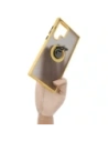 Kup Bizon Case Hybrid Ring Samsung Galaxy S22 Ultra fumuriu cu un cadru galben - BIZ7820 - {ean13} - Sklep Home Screen