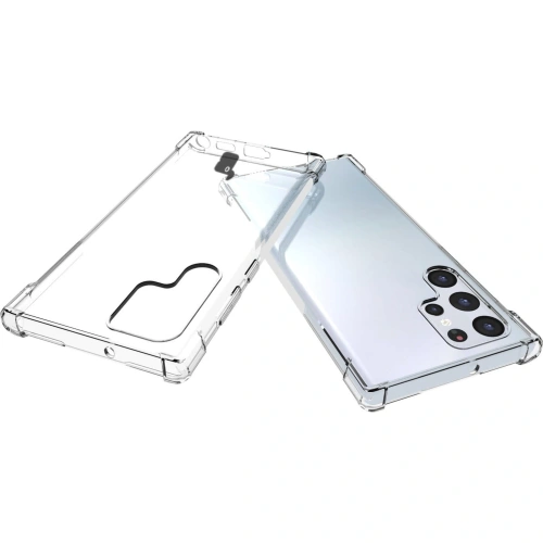 Kup Bizon Case Clear Pack-Hülle + 2x Bildschirmfolie + Linsenschutz Samsung Galaxy S22 Ultra klar - BIZ1648 - {ean13} - Sklep Home Screen