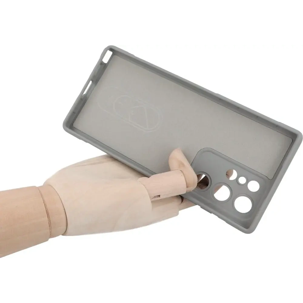 Pancerne etui Bizon Case Tur do Samsung Galaxy S22 Ultra jasnoszare