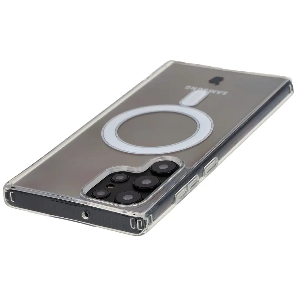 Etui Bizon Case Pure Magnetic do Samsung Galaxy S22 Ultra przezroczyste