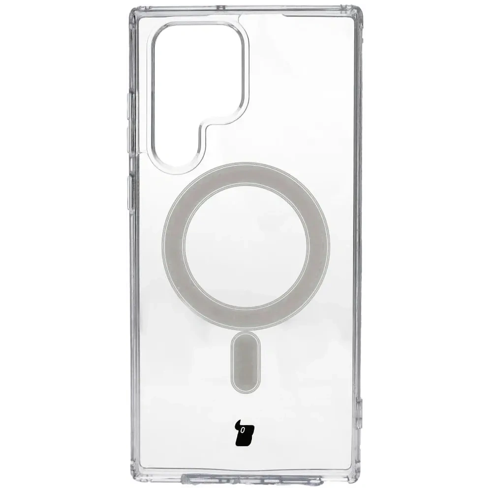 Etui Bizon Case Pure Magnetic do Samsung Galaxy S22 Ultra przezroczyste