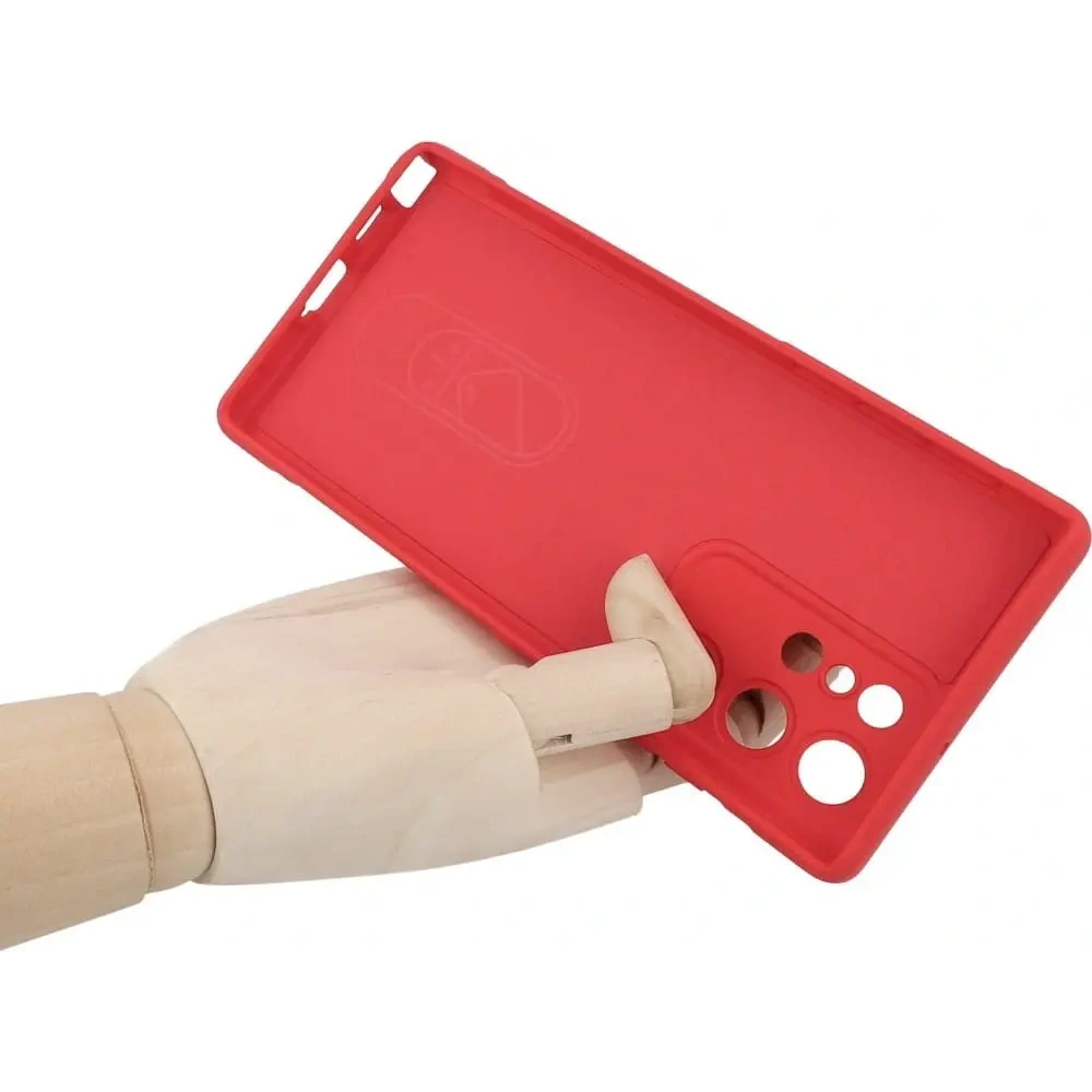 Pancerne etui Bizon Case Tur do Samsung Galaxy S22 Ultra czerwone