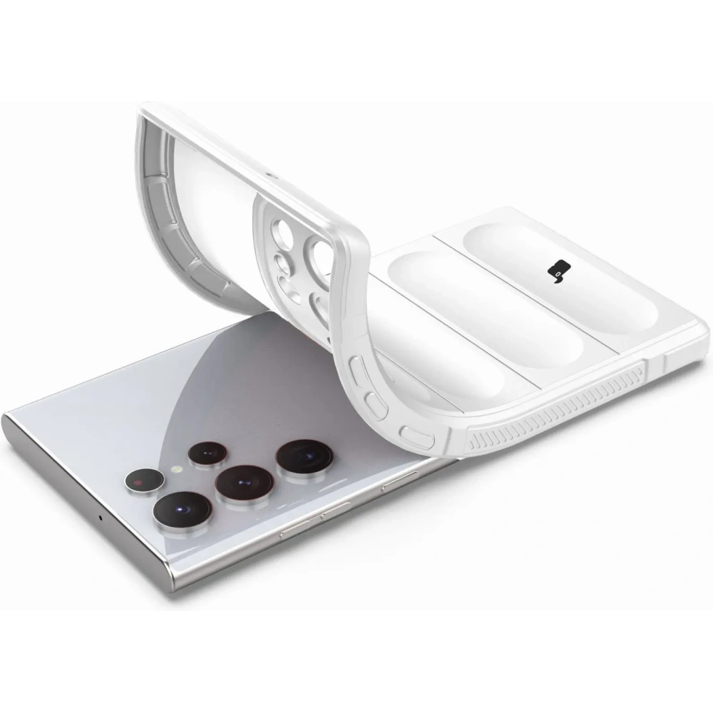 Pancerne etui Bizon Case Tur do Samsung Galaxy S22 Ultra białe