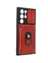 Kup Bizon Case Camshield Card Slot Ring Samsung Galaxy S22 Ultra rot - BIZ7829 - {ean13} - Sklep Home Screen
