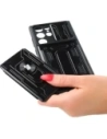 Kup Bizon Case Camshield Kartensteckplatz Ring Samsung Galaxy S22 Ultra schwarz - BIZ7830 - {ean13} - Sklep Home Screen