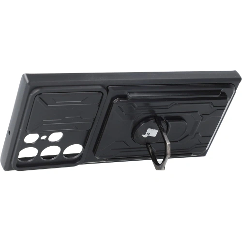 Buy Bizon Case Camshield Card Slot Ring Samsung Galaxy S22 Ultra black - BIZ7830 - {ean13} - Home Screen Store Europe