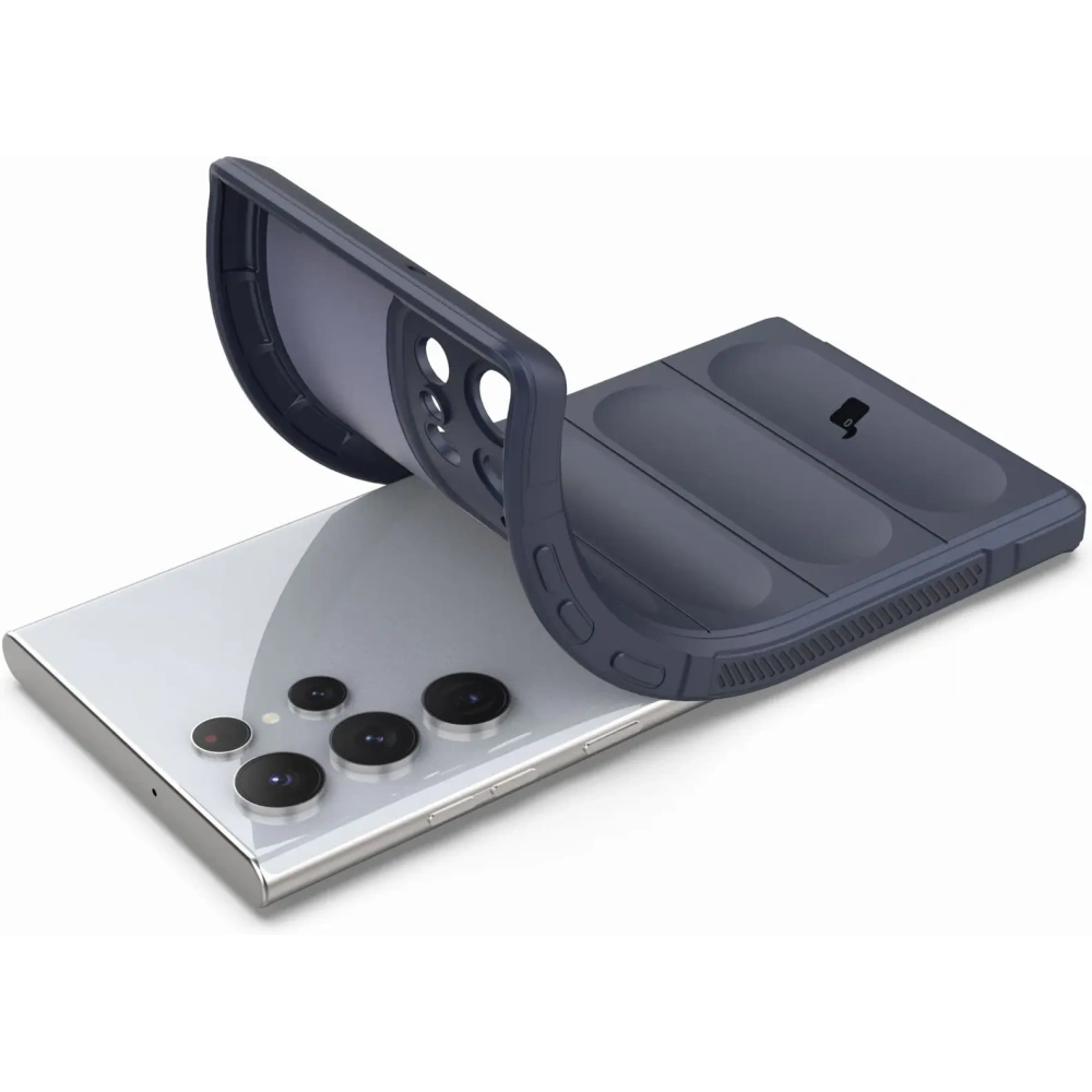 Pancerne etui Bizon Case Tur do Samsung Galaxy S22 Ultra szare