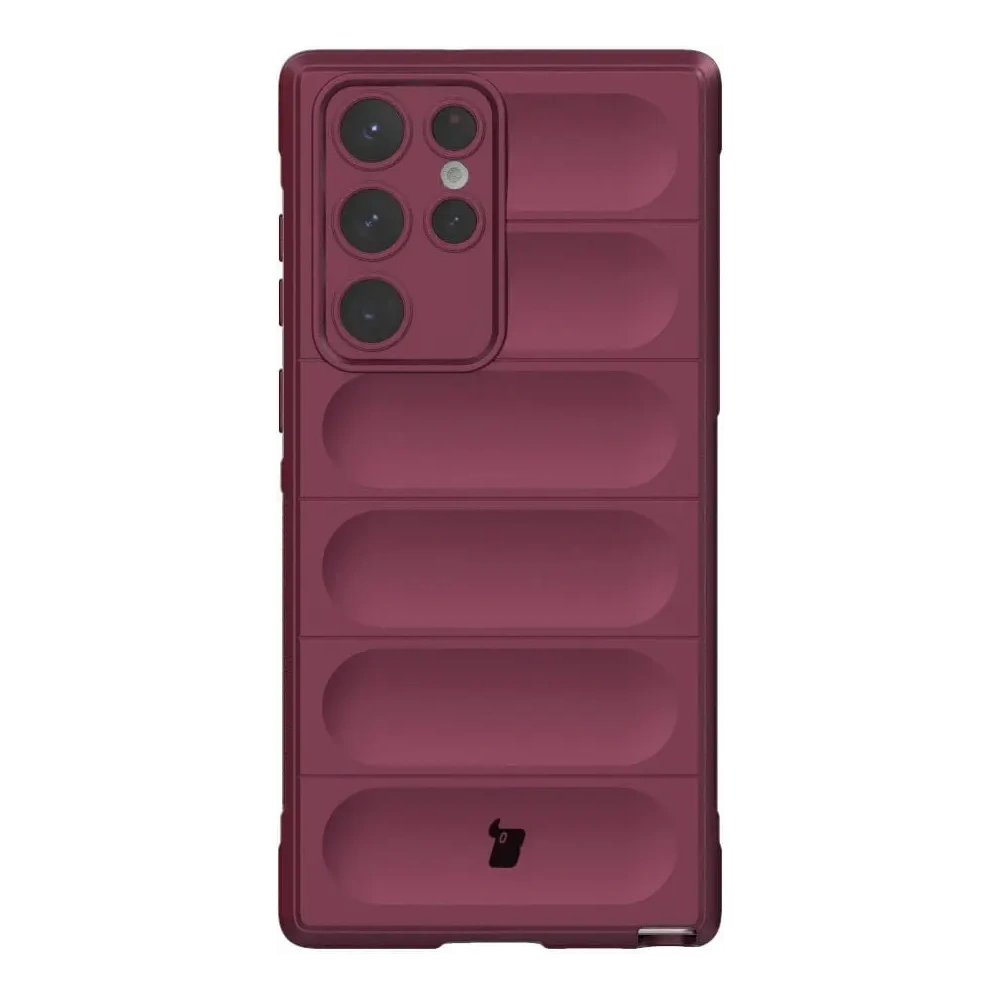 Pancerne etui Bizon Case Tur do Samsung Galaxy S22 Ultra ciemnofioletowe
