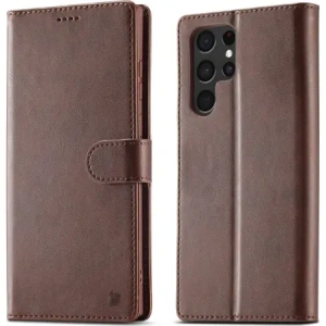 Kup Bizon Case Wallet Samsung Galaxy S22 Ultra braun - BIZ7833 - {ean13} - Sklep Home Screen
