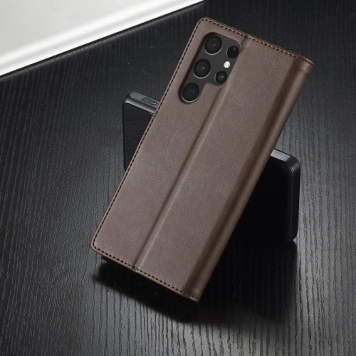 Kup Bizon Case Wallet Samsung Galaxy S22 Ultra braun - BIZ7833 - {ean13} - Sklep Home Screen