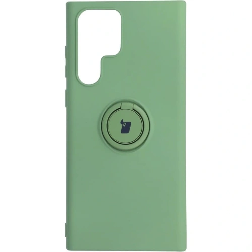 Kup Etui Bizon Case Silicone Ring do Galaxy S22 Ultra, jasnozielone - BIZ7835 - {ean13} - Sklep Home Screen