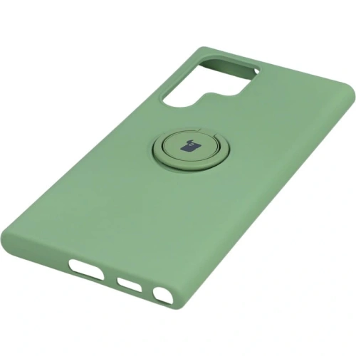Kup Etui Bizon Case Silicone Ring do Galaxy S22 Ultra, jasnozielone - BIZ7835 - {ean13} - Sklep Home Screen