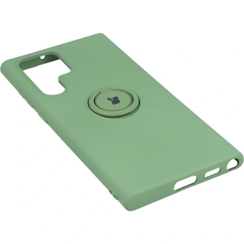 Kup Etui Bizon Case Silicone Ring do Galaxy S22 Ultra, jasnozielone - BIZ7835 - {ean13} - Sklep Home Screen