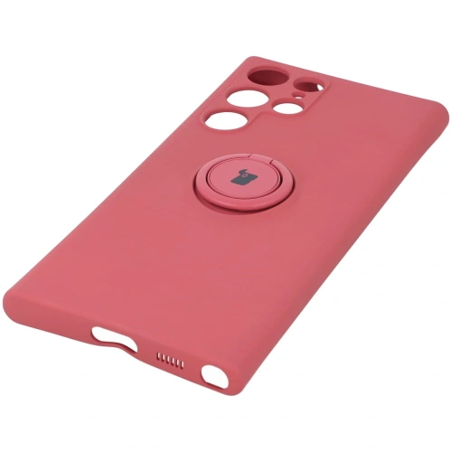 Kup Bizon Case Silikonring Samsung Galaxy S22 Ultra dunkelrosa - BIZ7837 - {ean13} - Sklep Home Screen