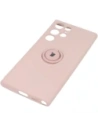 Kup Etui Bizon Case Silicone Ring do Galaxy S22 Ultra, jasnoróżowe - BIZ7838 - {ean13} - Sklep Home Screen
