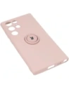 Kup Etui Bizon Case Silicone Ring do Galaxy S22 Ultra, jasnoróżowe - BIZ7838 - {ean13} - Sklep Home Screen