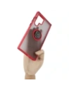 Buy Bizon Case Hybrid Ring Samsung Galaxy S22 Ultra smoky with a red frame - BIZ7839 - {ean13} - Home Screen Store Europe