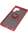 Buy Bizon Case Hybrid Ring Samsung Galaxy S22 Ultra smoky with a red frame - BIZ7839 - {ean13} - Home Screen Store Europe