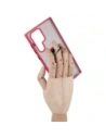 Buy Bizon Case Hybrid Ring Samsung Galaxy S22 Ultra smoky with a red frame - BIZ7839 - {ean13} - Home Screen Store Europe