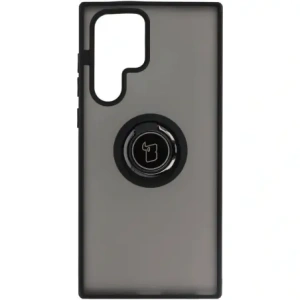 Kup Bizon Case Hybrid Ring Samsung Galaxy S22 Ultra rauchig mit einem schwarzen Rahmen - BIZ1669 - {ean13} - Sklep Home Screen