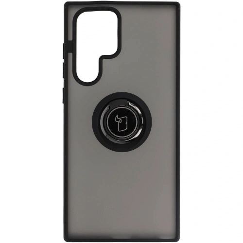Buy Bizon Case Hybrid Ring Samsung Galaxy S22 Ultra smoky with a black frame - BIZ1669 - {ean13} - Home Screen Store Europe