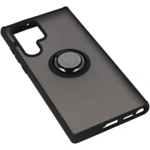 Kup Bizon Case Hybrid Ring Samsung Galaxy S22 Ultra rauchig mit einem schwarzen Rahmen - BIZ1669 - {ean13} - Sklep Home Screen