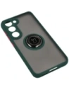Kup Bizon Case Hybrid Ring Samsung Galaxy S23 füstös sötétzöld kerettel - BIZ1670 - {ean13} - Sklep Home Screen