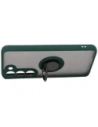 Bizon Case Hybrid Ring Samsung Galaxy S23 smoky with a dark green frame