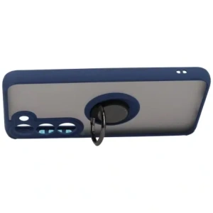 Kup Bizon Case Hybrid Ring Samsung Galaxy S23 rauchig mit einem navyblauen Rahmen - BIZ1671 - {ean13} - Sklep Home Screen