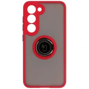 Kup Bizon Case Hybrid Ring Samsung Galaxy S23 rauchig mit einem roten Rahmen - BIZ7841 - {ean13} - Sklep Home Screen