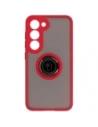Buy Bizon Case Hybrid Ring Samsung Galaxy S23 smoky with a red frame - BIZ7841 - {ean13} - Home Screen Store Europe