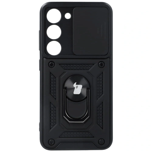 Kup Etui + 2x szkło na ekran Bizon Case Camshield Pack do Samsung Galaxy S23 czarne - BIZ7842 - {ean13} - Sklep Home Screen