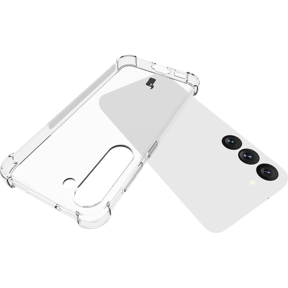 Etui + 2x szkło na ekran + obiektyw Bizon Case Clear Pack do Samsung Galaxy S23 przezroczyste