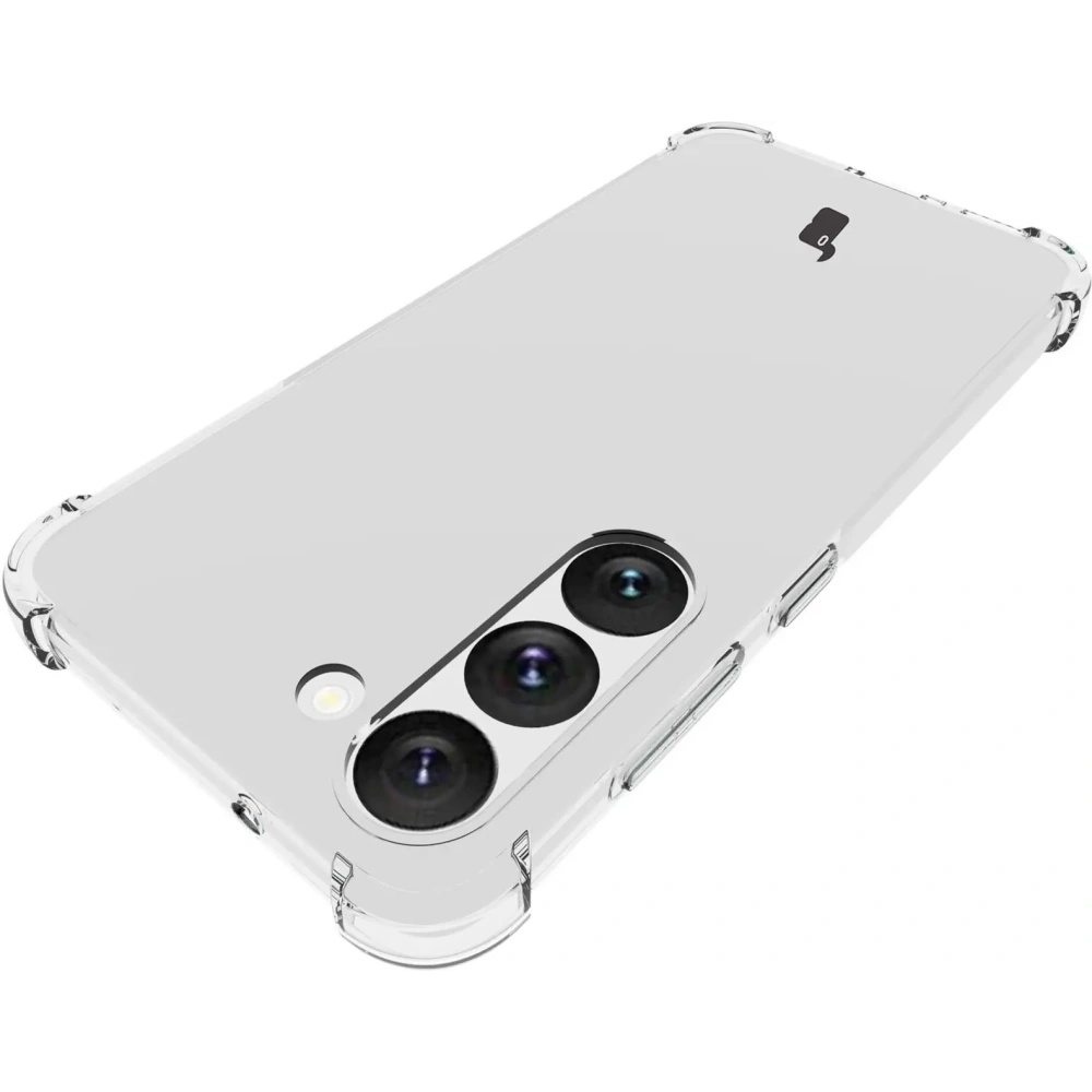 Etui + 2x szkło na ekran + obiektyw Bizon Case Clear Pack do Samsung Galaxy S23 przezroczyste