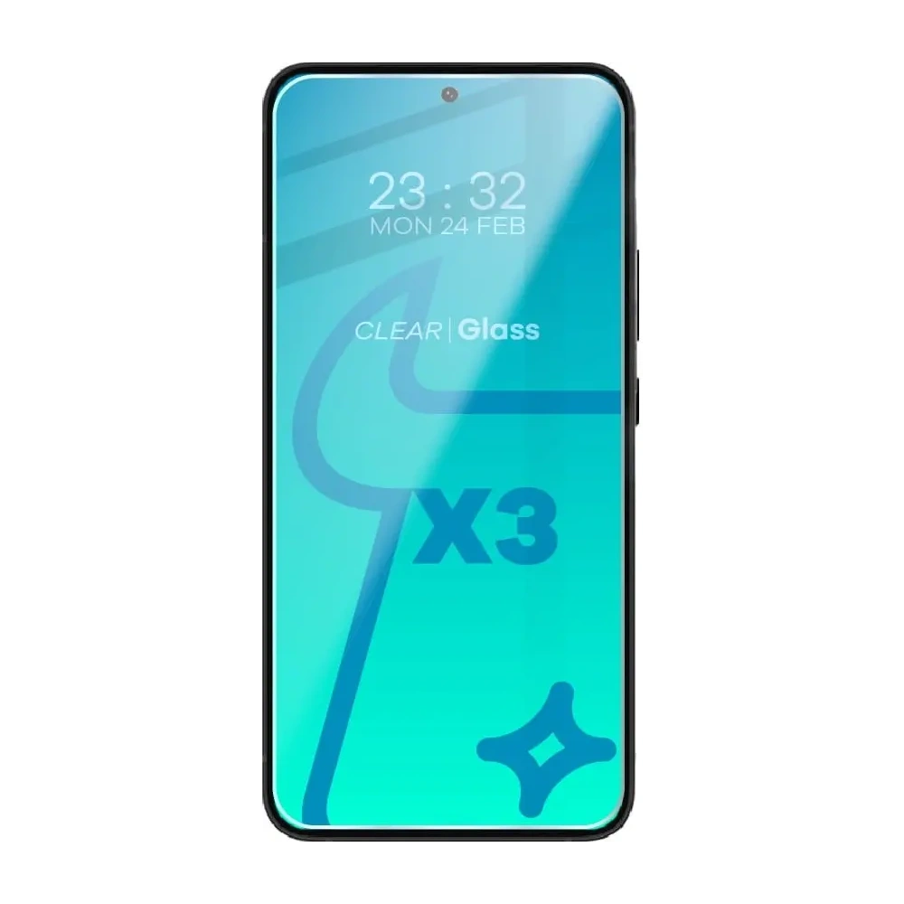 3x Szkło na ekran + szkło na aparat BIZON Clear 2 do Samsung Galaxy S23