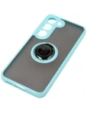 Kup Bizon Case Hybrid Ring Samsung Galaxy S23 rauchig mit einem hellblauen Rahmen - BIZ7843 - {ean13} - Sklep Home Screen